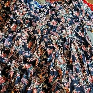 Mexi Cali blues maxi dress